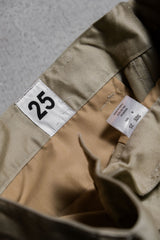 WAIPER.inc レトロ フランス軍 M-52 チノパンツ 日本製ブランド レプリカ フランス軍 プリーツ カーキ パンツ