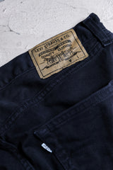 Levi’s 00’s Vintage 551 Dark Blue Denim Jeans 早期西班牙製 深藍丹寧直筒褲