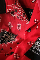 Ban Restructure USA Vintage Bandana Patchwork Shirt 伴重製系列 美國古董方巾拼接襯衫