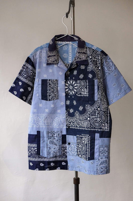 Ban Restructure USA Vintage Bandana Patchwork Shirt 伴重製系列 美國古董方巾拼接襯衫