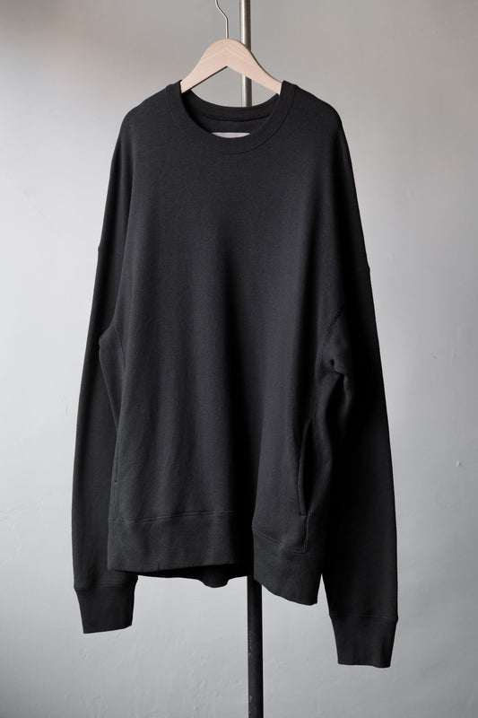 Curly & Co Melange Raffy Crewneck “Oversized” Sweatshirt