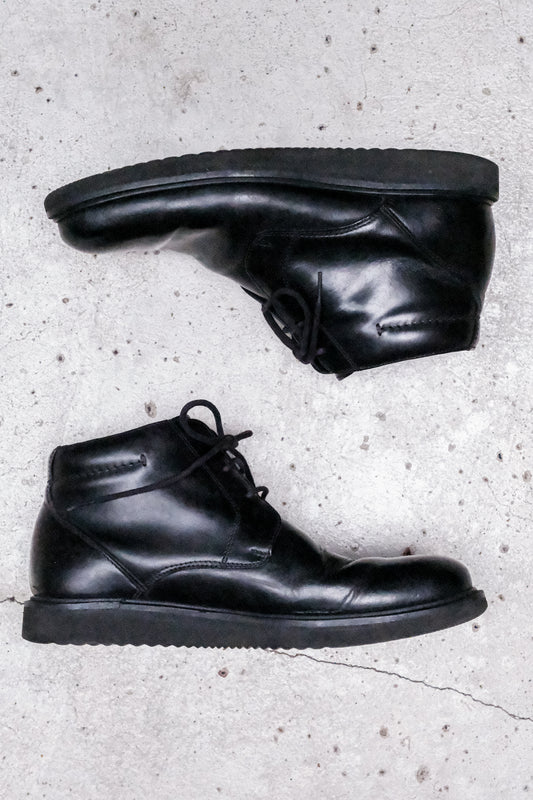 The Generic Man Black Leather Chukka Boots美國品牌黑色皮革查卡靴