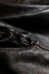 Vintage Euro 1940/50s Double Breasted Leather Coat Jacket European 1940/50s vintage double breasted leather coat