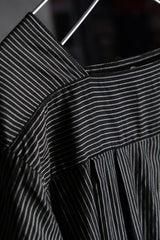 ヴィンテージ フレンチ 1940's コットン ストライプ ドレス フランス 40's ヴィンテージ コットン ロング ストライプ ブラウス/ドレス