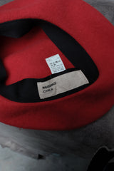 NAISSANCE × CA4LA Wool Beret 聯名紅色羊毛貝雷帽 日本製
