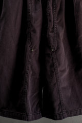 nul1.org ORIGINAL DENIM SHORTS FADED BLACK 水洗褪色補強工裝短褲