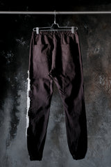 UNIF Hannya Mask Embroidered Side Panel Jogger Pants 般若刺繡貼布側章縮口棉褲
