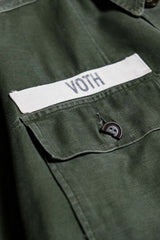 1950's US ARMY OG-107 Fatigue Shirt 50's US Army public service shirt