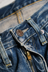 Levi's Vintage Clothing LVC 501ZXX ダメージ デニム ジーンズ 再刻印 ビッグEセルビッジ ダメージ パッチ デニム パンツ