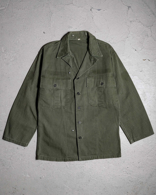 1940’s WW2 US ARMY HBT Shirt 二戰美軍 13星釦人字紋野戰襯衫