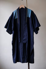 1950s Japanese Vintage Indigo Boro Kimono Noragi