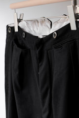 1980年代ヴィンテージウールフィッシュテールバックトラウザーズ