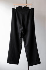 1980年代ヴィンテージウールフィッシュテールバックトラウザーズ