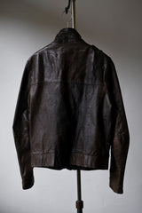 Blues Heroes Brown Leather Jacket