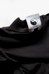 4DIMENSION モックネック メッシュ ロングTシャツ