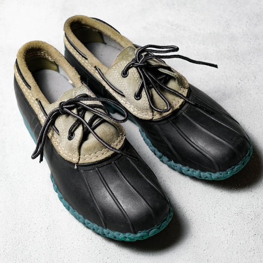 LL Bean ビーンブーツ ラバーモック アメリカンアウトドアオールドブランド ロートップ 防水 ダックハンティングブーツ アメリカ製