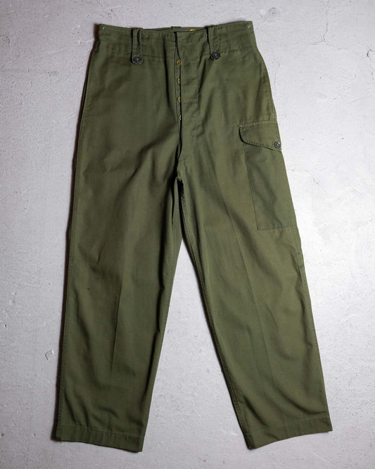 1960’s British Army Overall Greens Trousers 英國陸軍公發 斜紋棉布軍褲
