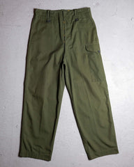 1960’s British Army Overall Greens Trousers 英國陸軍公發 斜紋棉布軍褲