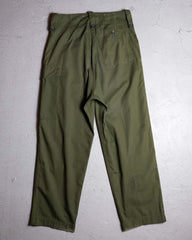 1960’s British Army Overall Greens Trousers 英國陸軍公發 斜紋棉布軍褲