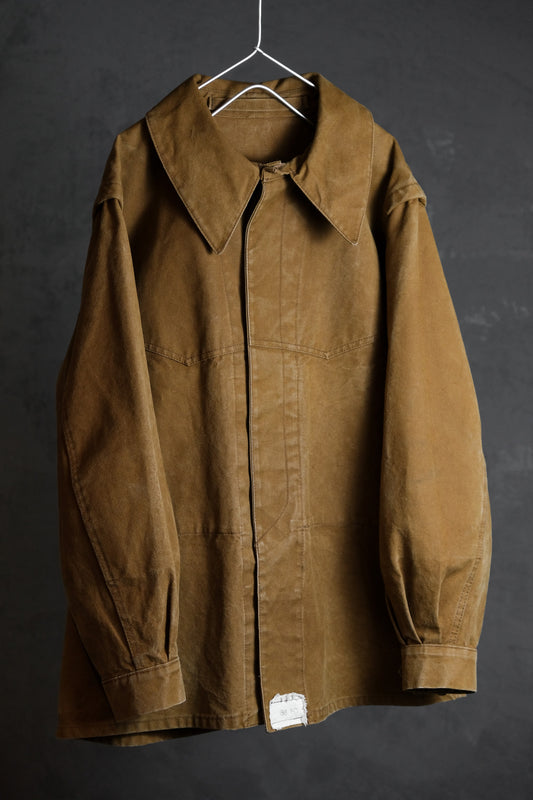 French 1950’s Vintage SNCF Railway Work Jacket 50年代法國國鐵工人 帆布工作外套
