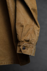 French 1950's Vintage SNCF Railway Work Jacket 50's French national railway worker canvas work jacket