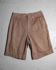 Kolor Washed Cotton Shorts Japanese designer brand washed twill cotton pleated shorts made in Japan