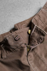 Kolor Washed Cotton Shorts Japanese designer brand washed twill cotton pleated shorts made in Japan
