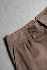 Kolor Washed Cotton Shorts Japanese designer brand washed twill cotton pleated shorts made in Japan