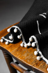 ヴィンテージ刺繍テーブルランナー ヴィンテージ手縫い白鶴刺繍テーブルランナー テーブルクロス