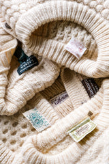 ヴィンテージ アイルランド フィッシャーマン セーター スコットランド ハンドニット ヴィンテージ アイルランド フィッシャーマン セーター C