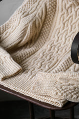 ヴィンテージ アイルランド フィッシャーマン セーター スコットランド ハンドニット ヴィンテージ アイルランド フィッシャーマン セーター C