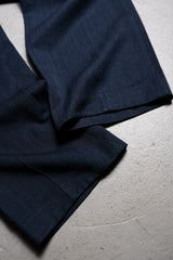 英国陸軍 UK RAF NO.2 ドレス パンツ 英国陸軍 ヘア グレー ブルー ウール スーツ パンツ