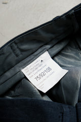 英国陸軍 UK RAF NO.2 ドレス パンツ 英国陸軍 ヘア グレー ブルー ウール スーツ パンツ