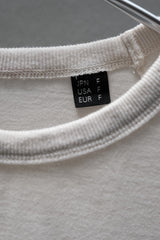 NANGA Box Logo Embroidered Tee White