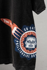 Billionaire Boys Club "Go Cat" Rocket Print Tee Black Made in Japan