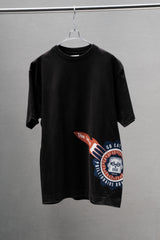 Billionaire Boys Club "Go Cat" Rocket Print Tee Black Made in Japan