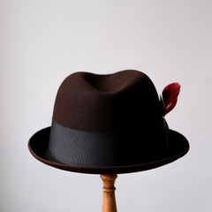 Dobbs Fifth Avenue Wool Fedora Hat - Brown American century-old hat brand