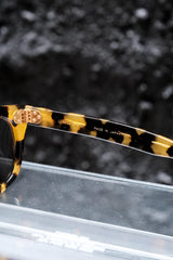 UNUSED UH0351 Wellington Sunglasses Tortoise Shell 琥珀紋復古威靈頓框太陽眼鏡