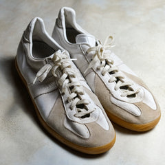 80年代ビンテージ ドイツ軍トレーナー GTAレザースニーカー パブリックヘアー ドイツトレーニングシューズ