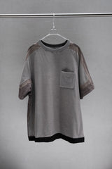 Bad Son Pigment Dyed Panelled Pocket Tee