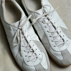 80年代ビンテージ ドイツ軍トレーナー GTAレザースニーカー パブリックヘアー ドイツトレーニングシューズ