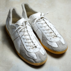 80年代ビンテージ ドイツ軍トレーナー GTAレザースニーカー パブリックヘアー ドイツトレーニングシューズ