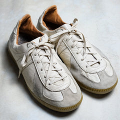 80年代ビンテージ ドイツ軍トレーナー GTAレザースニーカー パブリックヘアー ドイツトレーニングシューズ