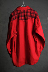 Pendleton 70’s Vintage Virgin Wool Western Shirt 美國百年老牌古著 純羊毛格紋拼接西部襯衫