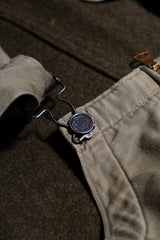 1940’s WWII U.S.ARMY Wool Tanker Overalls 美軍二戰坦克兵吊帶褲 13星釦 羊毛內裏