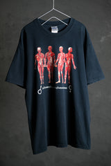 Late 1990's Vintage Human Anatomy Tee Houston Museum of Natural Science Human Anatomy Print Short T