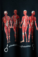 Late 1990's Vintage Human Anatomy Tee Houston Museum of Natural Science Human Anatomy Print Short T