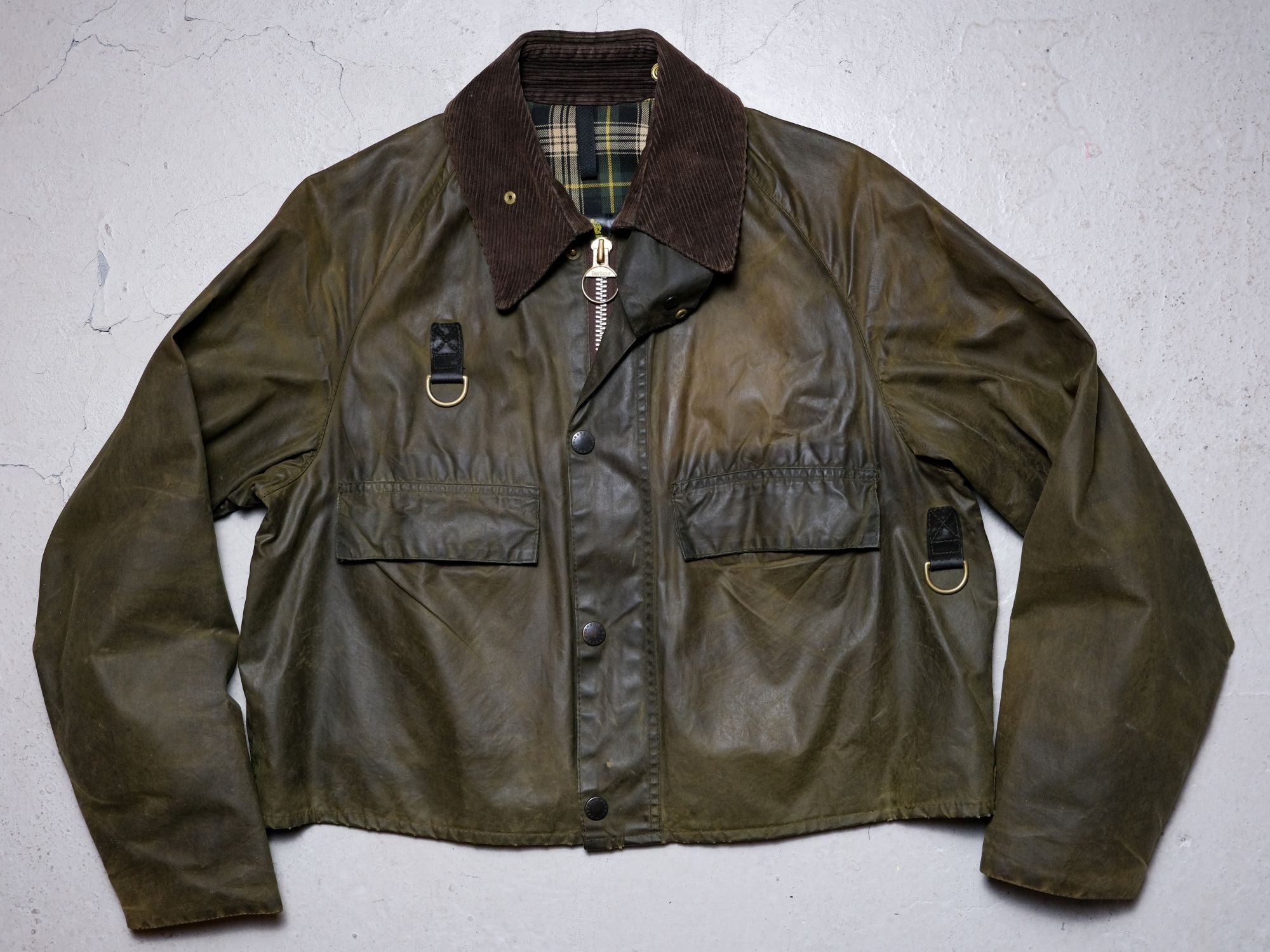 Sold 已售出）1992 Barbour 3 crest A130 “ Spey ” waxed fishing