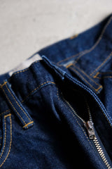 EVCON 16S/S Straight Denim Jeans Japan 1LDK's brand primary color indigo denim pants Talon zipper made in Japan