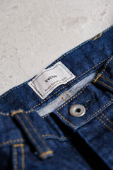 EVCON 16S/S Straight Denim Jeans Japan 1LDK's brand primary color indigo denim pants Talon zipper made in Japan